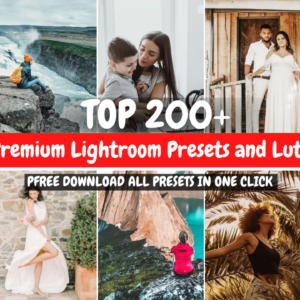 200+ Premium Lightroom Presets and Luts Bundle
