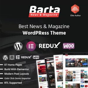 Barta - News & Magazine WordPress Theme