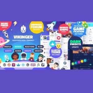 Vikinger - BuddyPress and GamiPress Social Community