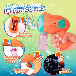 Toyz Bubble Machine for Kids Automatic Bubble Gun