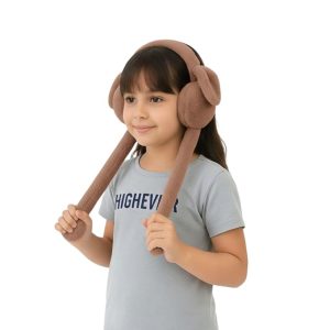 Cute Bunny Moving Ear Earmuffs for Kids, Girls & Boys